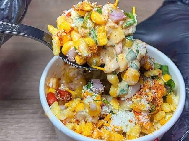 Samosa Elotes Chaat.